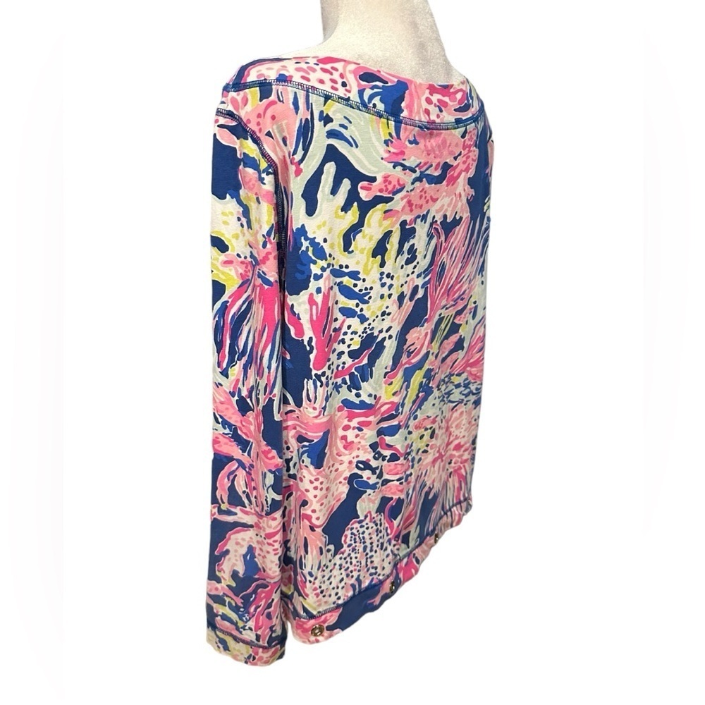 Lilly Pulitzer longsleeve top size L - Picture 6 of 9